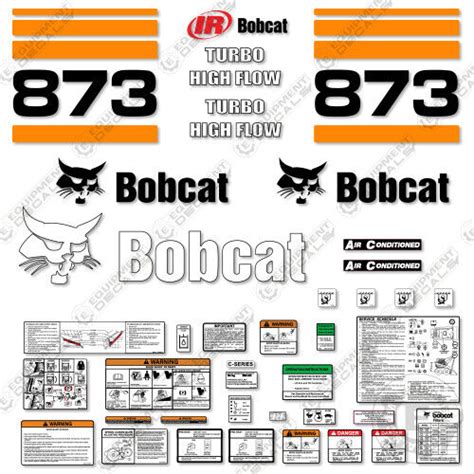 Bobcat 873 Decal Kit 